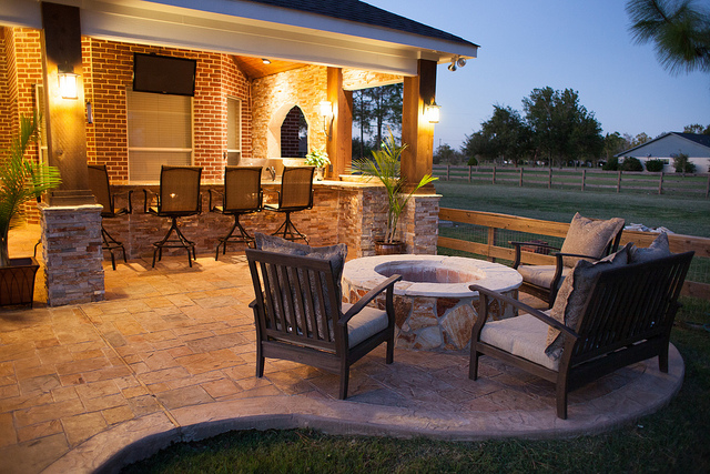 Outdoor construction and deck project - Garthune Construction Minneapolis